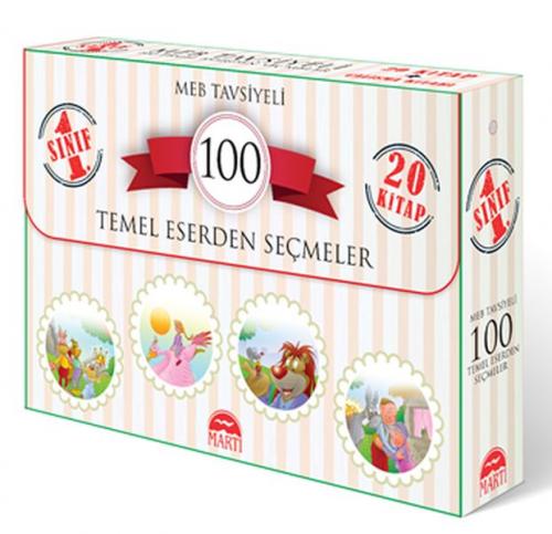 1. Sınıf MEB Tavsiyeli 100 Temel Eserden Seçmeler (20 Kitap Takım)