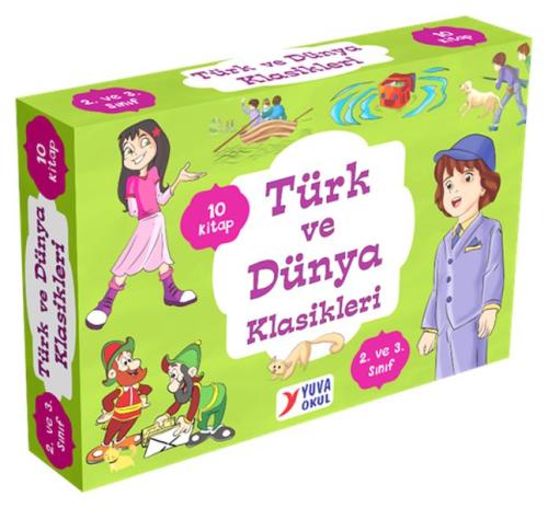 2. ve 3. Sınıflar için Türk ve Dünya Klasikleri (10 Kitap)