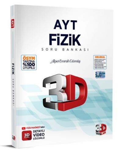 3D 2023 AYT Fizik Tamamı Video Çözümlü Soru Bankası