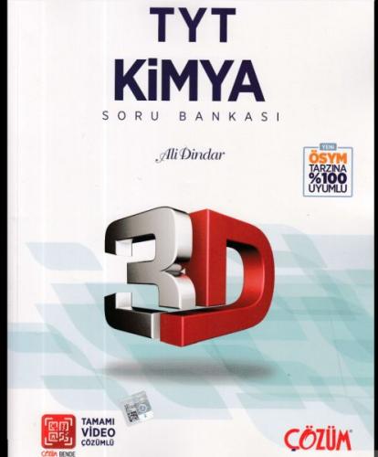 3D TYT Kimya Tamamı Video Çözümlü Soru Bankası (Yeni)