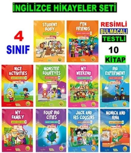 4. Sınıf İngilizce Hikayeler Seti (10 Kitap)