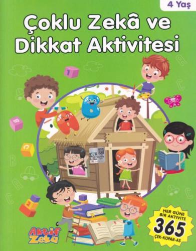 4 Yaş Çoklu Zeka ve Dikkat Aktivitesi - Yeşil Kitap