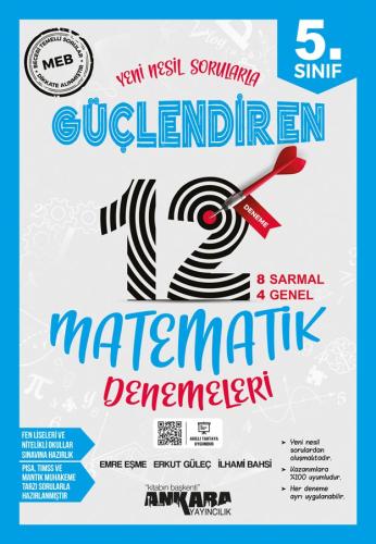 5.SINIF MATEMATİK GÜÇLENDİREN DENEMELERİ (12 ADET)