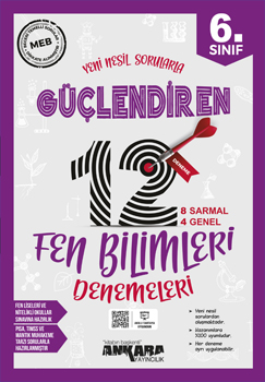 6. SINIF FEN BİLİMLERİ GÜÇLENDİREN DENEMELERİ (12 ADET)