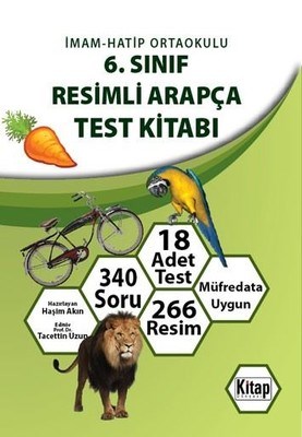 6. Sınıf Resimli Arapça Test Kitabı