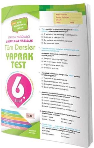 6. Sınıf Tüm Dersler Yaprak Test