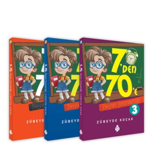 7'Den 70'e Beyin Jimnastiği Seti (3 Kitap)