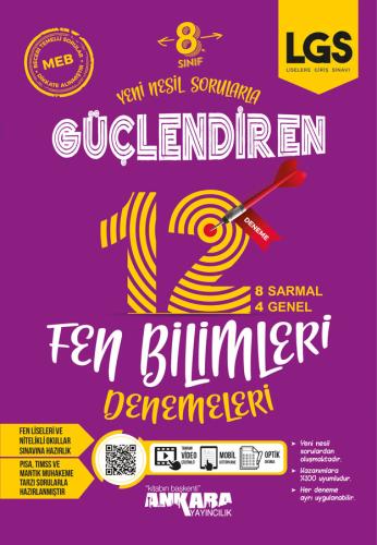 8.SINIF FEN BİLİMLERİ GÜÇLENDİREN DENEMELERİ (12 ADET)