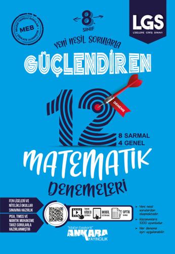 8.SINIF MATEMATİK GÜÇLENDİREN DENEMELERİ (12 ADET)