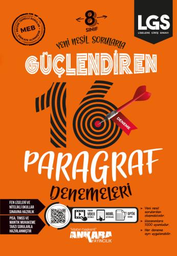 8.SINIF PARAGRAF GÜÇLENDİREN DENEMELERİ (16 ADET)