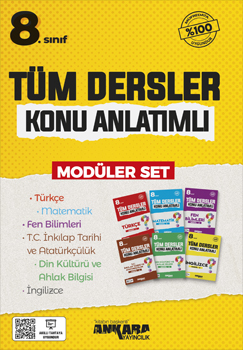 8.SINIF TÜM DERSLER KONU ANLATIMLI MODÜLER SET