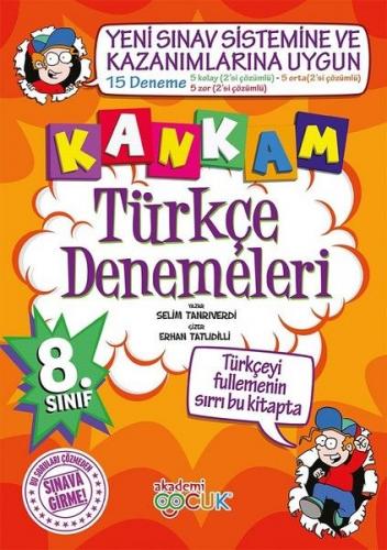 Akademi Çocuk 8. Sınıf Kankam Türkçe Denemeleri