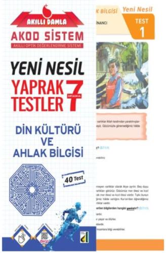 Akıllı Damla Din Kültürü Ve Ahlak Bilgisi Yeni Nesil Yaprak Testler-7.