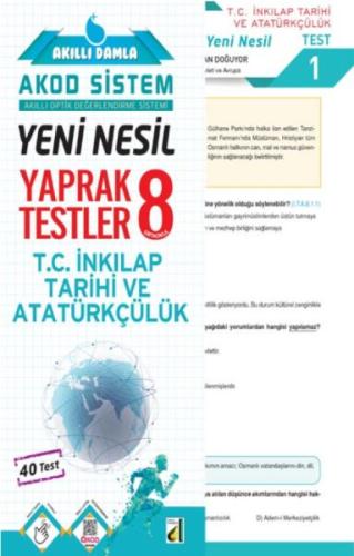 Akıllı Damla T.C. İnkılap Tarihi Ve Atatürkçülük Yeni Nesil Yaprak Tes