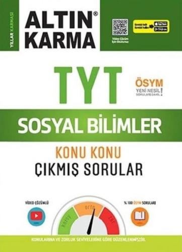 Altın Karma 2023 TYT Sosyal Bilimler Konu Konu Çıkmış Sorular (Kolay-O