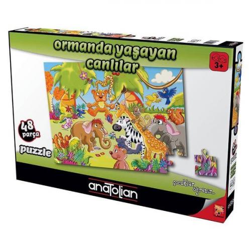 Anatolian 48 pcs - Ormanda Yaşayan Canlılar