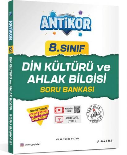 Antikor 8.Sınıf Din Kültürü ve Ahlak Bilgisi Soru Bankası