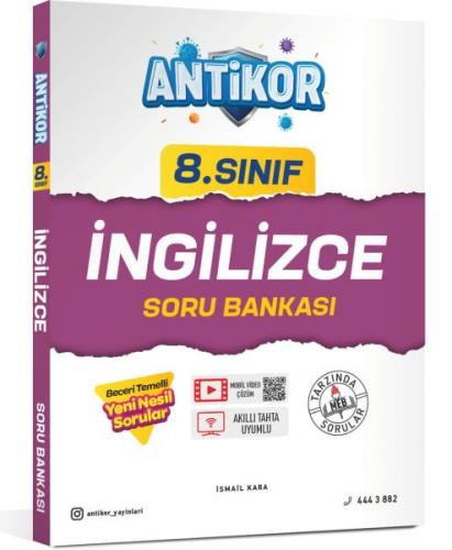 Antikor 8.Sınıf İngilizce Soru Bankası