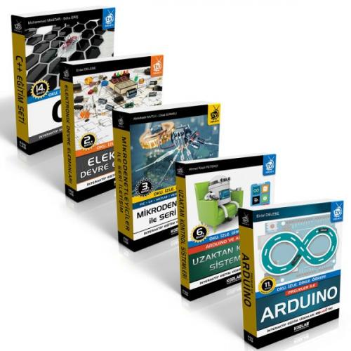 Arduino Eğitim Seti 3 (5 Kitap)