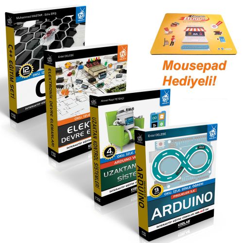 Arduino Eğitim Seti (4 Kitap)