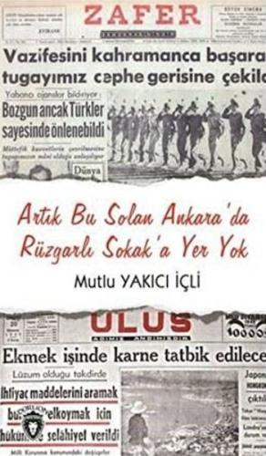 Artık Bu Solan Ankarada Rüzgarlı Sokaka Yer Yok