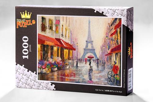 Aşk Serisi - Paris'te Aşk (1000 Parça Puzzle) AS05-M