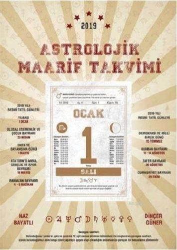 Astrolojik Maarif Takvimi 2019