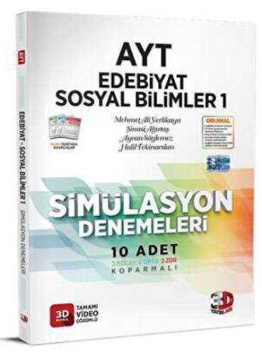 AYT Edebiyat Sosyal Bilimler 1 Simülasyon Denemeleri