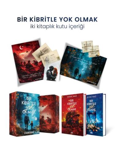 Bir Kibritle Yok Olmak İki Kitaplık Hediyeli Özel Kutu (Ciltli)