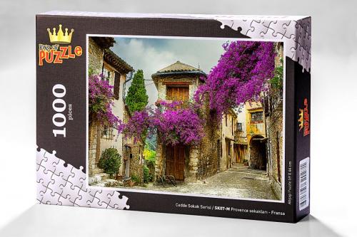 Cadde Sokak Serisi - Provence Sokakları - Fransa (1000 Parça Puzzle) S