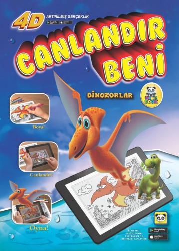 Canlandır Beni - Dinozorlar Sihirli Boyama Kitabı