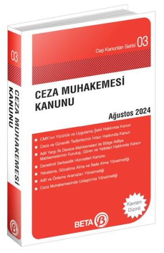 Cep Kanunları Serisi 03 - Ceza Muhakemesi Kanunu (Cep Boy)