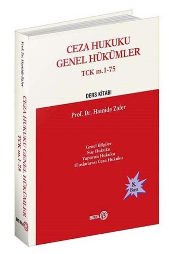 Ceza Hukuku Genel Hükümler TCK m.1-75 Ders Kitabı