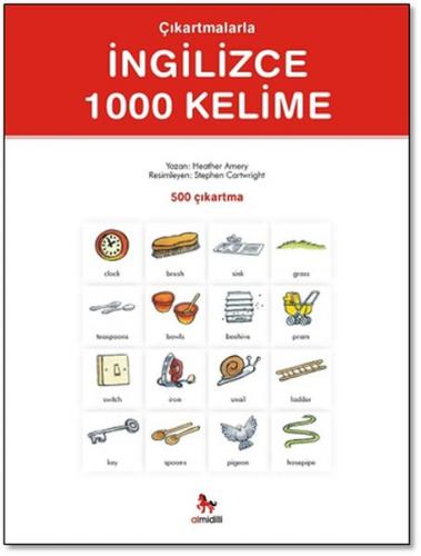 Çıkartmalarla İngilizce 1000 Kelime (500 Çıkartma)