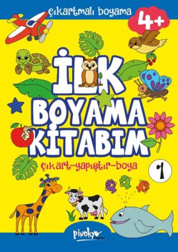 Çıkartmalı İlk Boyama Kitabım 4+ Yaş-1