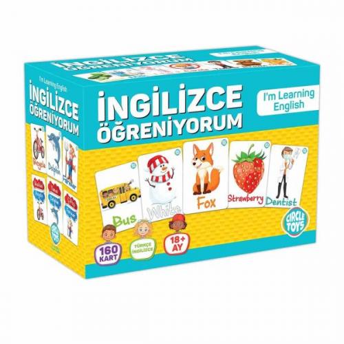 Circle Toys İngilizce Öğreniyorum Eğitici Kartlar