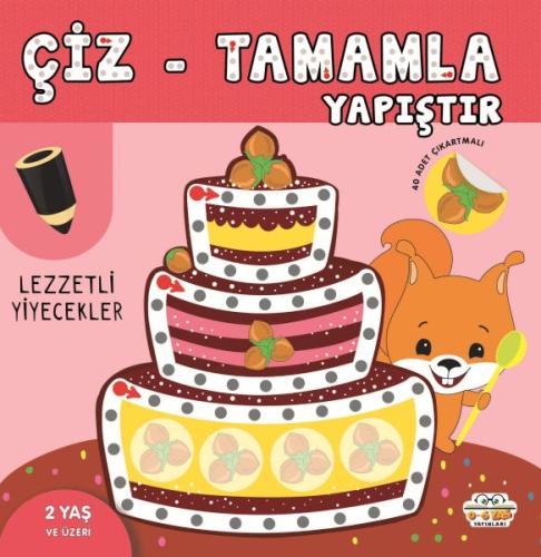 Çiz-Tamamla-Yapıştır Lezzetli Yiyecekler