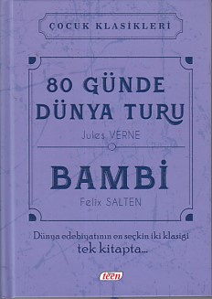 Çocuk Klasikleri - 80 Günde Dünya Turu - Bambi (Ciltli)