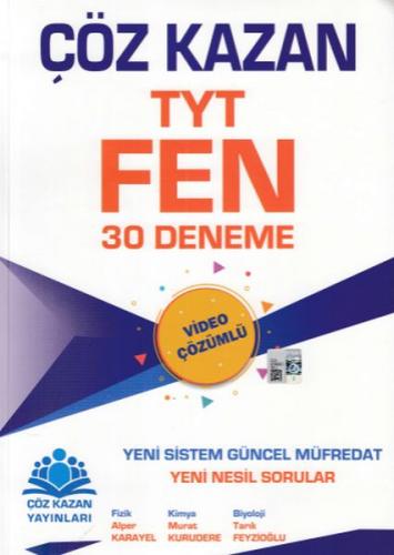 Çöz Kazan TYT Fen 30 Deneme (Yeni)