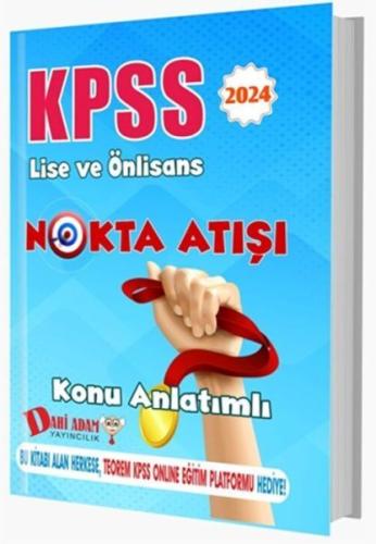 Dahi Adam Yayınları 2024 KPSS Lise Ön Lisans GYGK Nokta Atışı Konu Anl