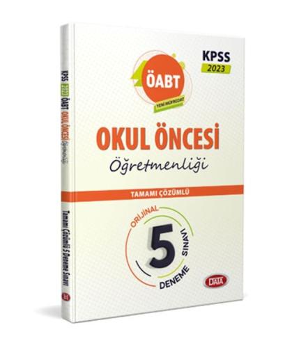 Data 2023 Öabt Okul Öncesi Öğretmenliği Tamamı Çözümlü 5 Deneme Sınavı