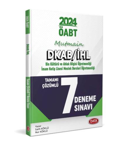 Data Öabt Mutmain Dkab/İhl Tamamı Çözümlü 7 Deneme Sınavı