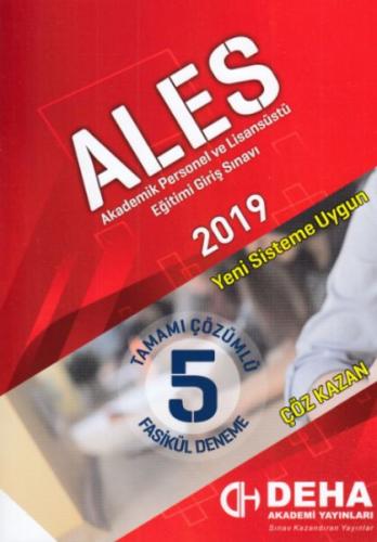 Deha Akademi ALES 2019 Tamamı Çözümlü 5 Fasikül Deneme (Yeni)