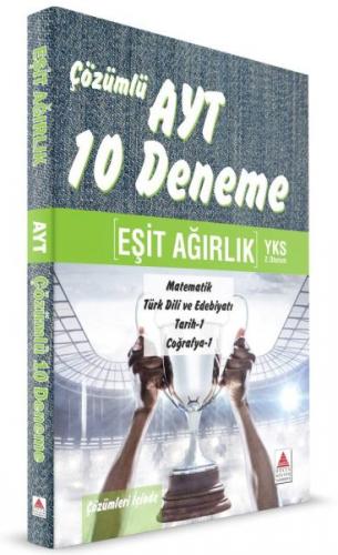 Delta Kültür AYT Eşit Ağırlık Çözümlü 10 Deneme (Yeni)