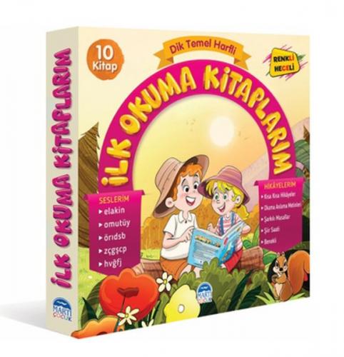 Dik Temel Harfli İlk Okuma Kitabım Elakin / 10 Kitap