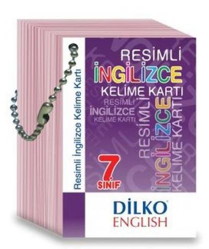 Dilko 7. Sınıf Resimli İngilizce Kelime Kartı