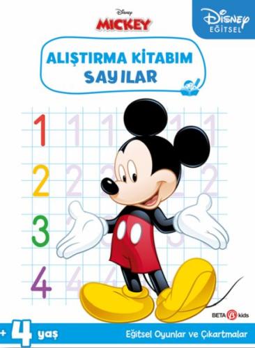 Disney Eğitsel Çıkartmalı Mickey Alıştırma Kitabım