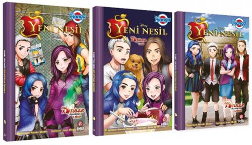 Disney Manga Yeni Nesil Özlü Kötüler Üçlemesi 3 Kitap Set