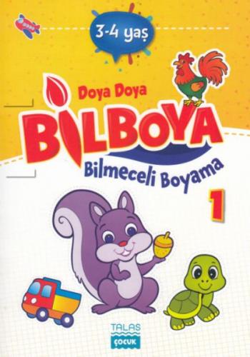 Doya Doya Bil Boya - Bilmeceli Boyama 1 - 3-4 Yaş