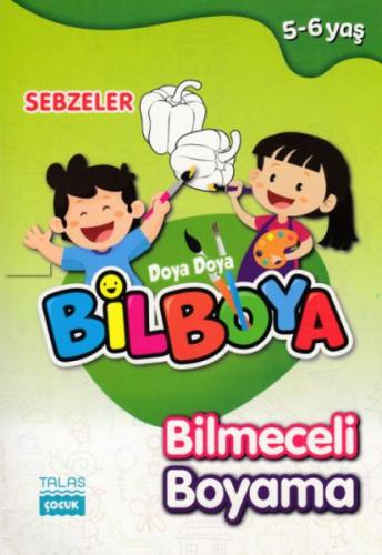 Doya Doya Bil Boya - Bilmeceli Boyama Sebzeler - 5-6 Yaş